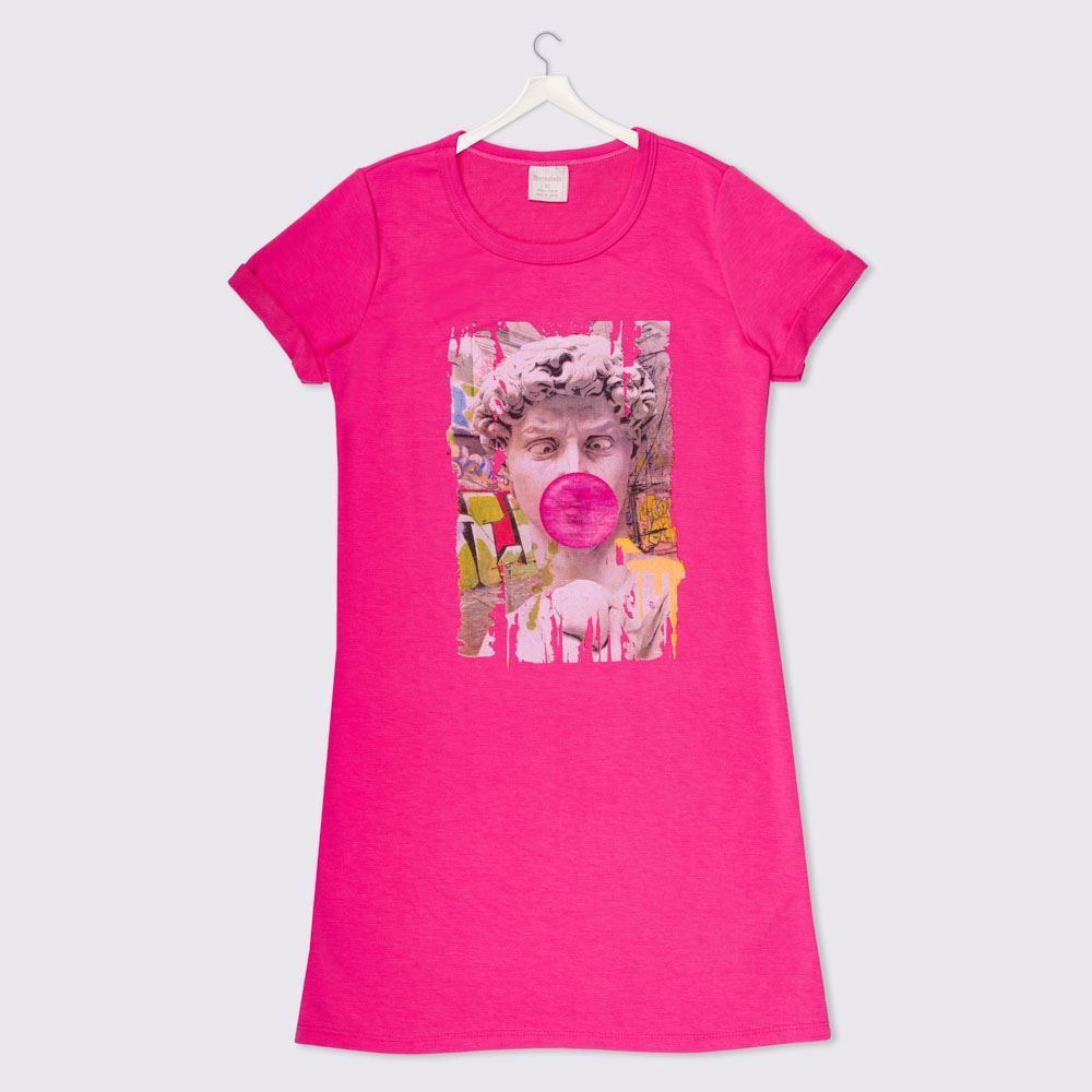 Vestido 12 a 16 anos Estátua Chiclete Marmelada