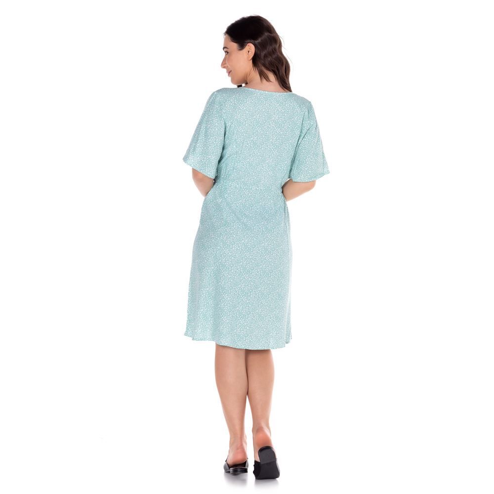 Vestido com Abotoamento Patrícia Foster