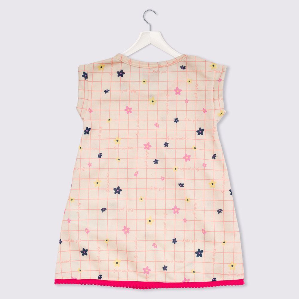 Vestido de Bebê com Pompom Yoyo Baby