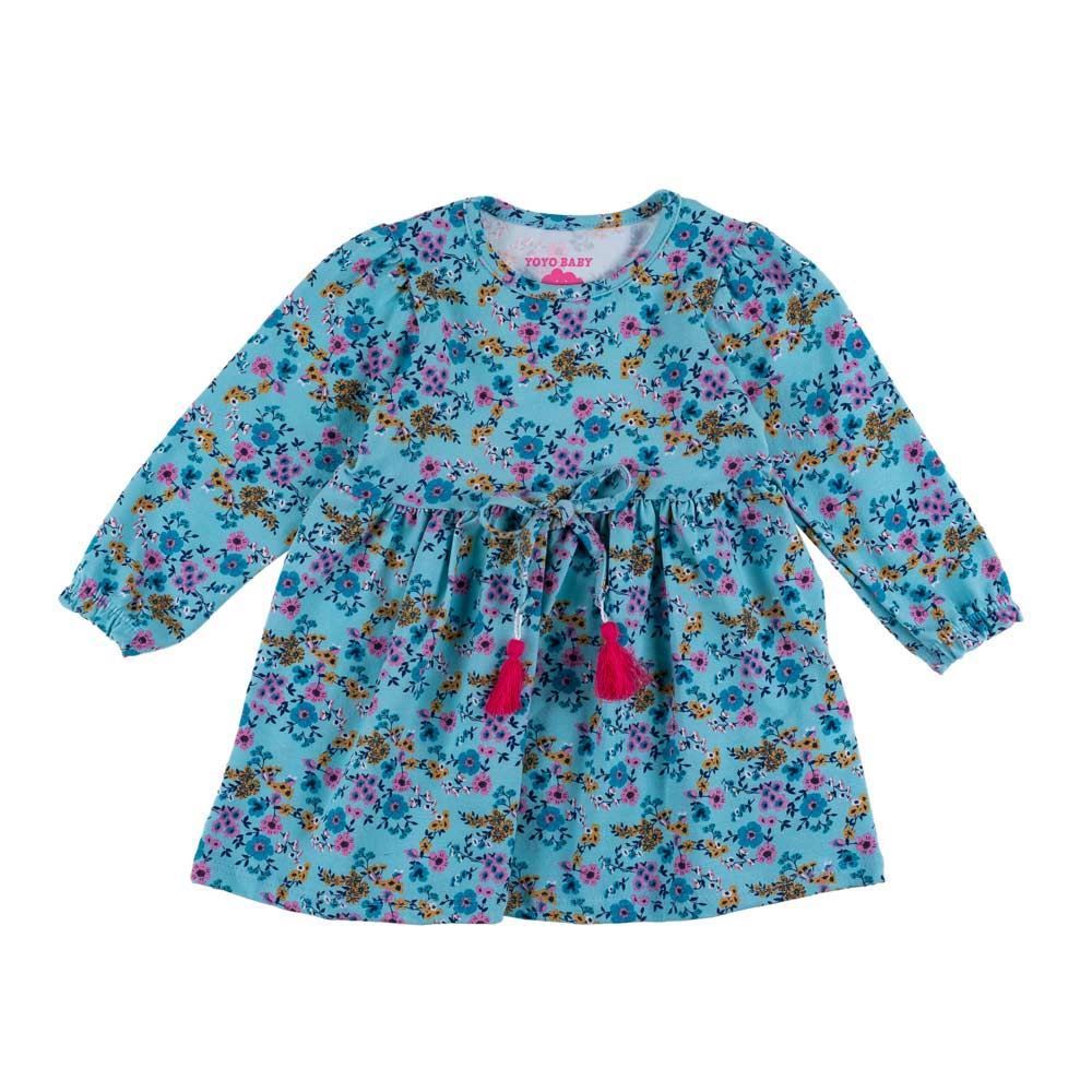Vestido de Bebê Floral Yoyo Baby