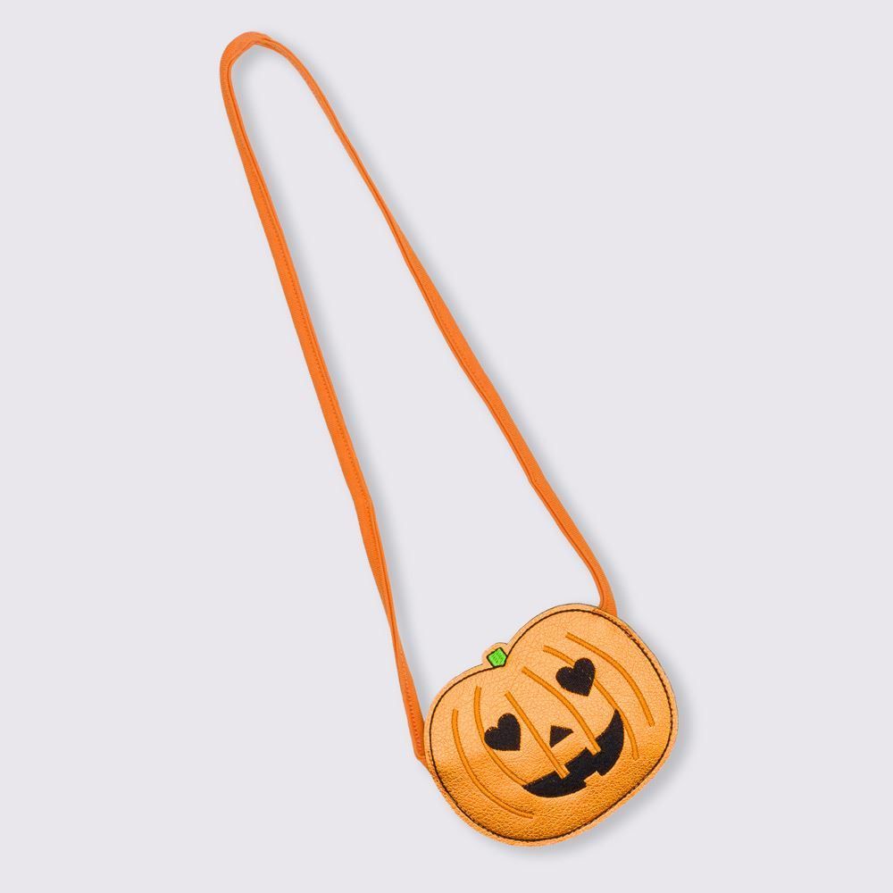 Vestido de Bebê Malha Cotton Abóbora com Bolsinha Yoyo Baby