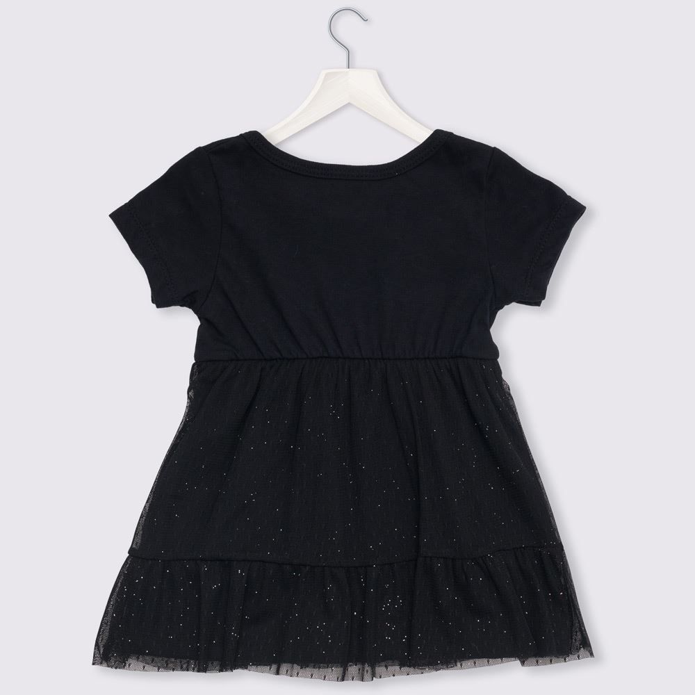 Vestido de Bebê Malha Tule Yoyo Baby