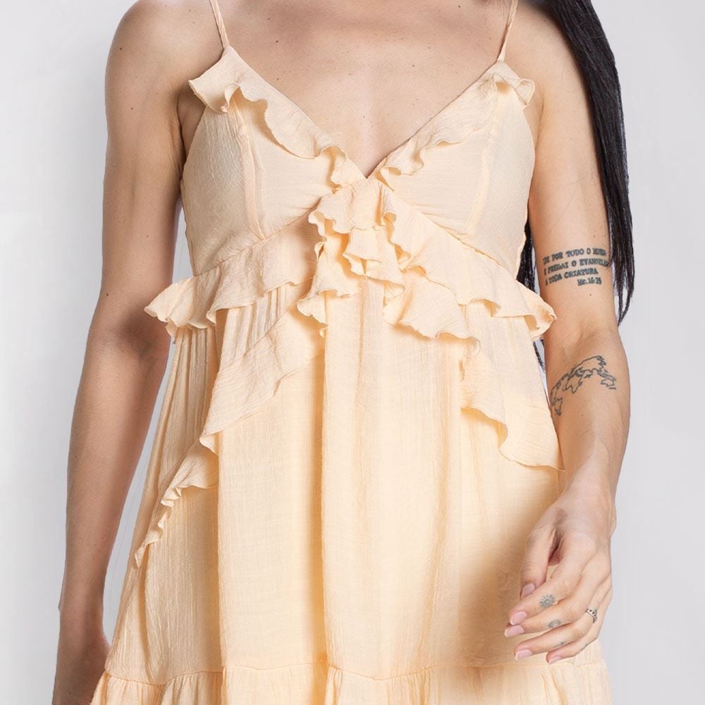 Vestido Feminino Com Babadinho Boby Blues