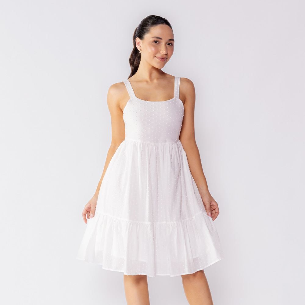 Vestido Feminino Curto Maquinetado Boby Blues