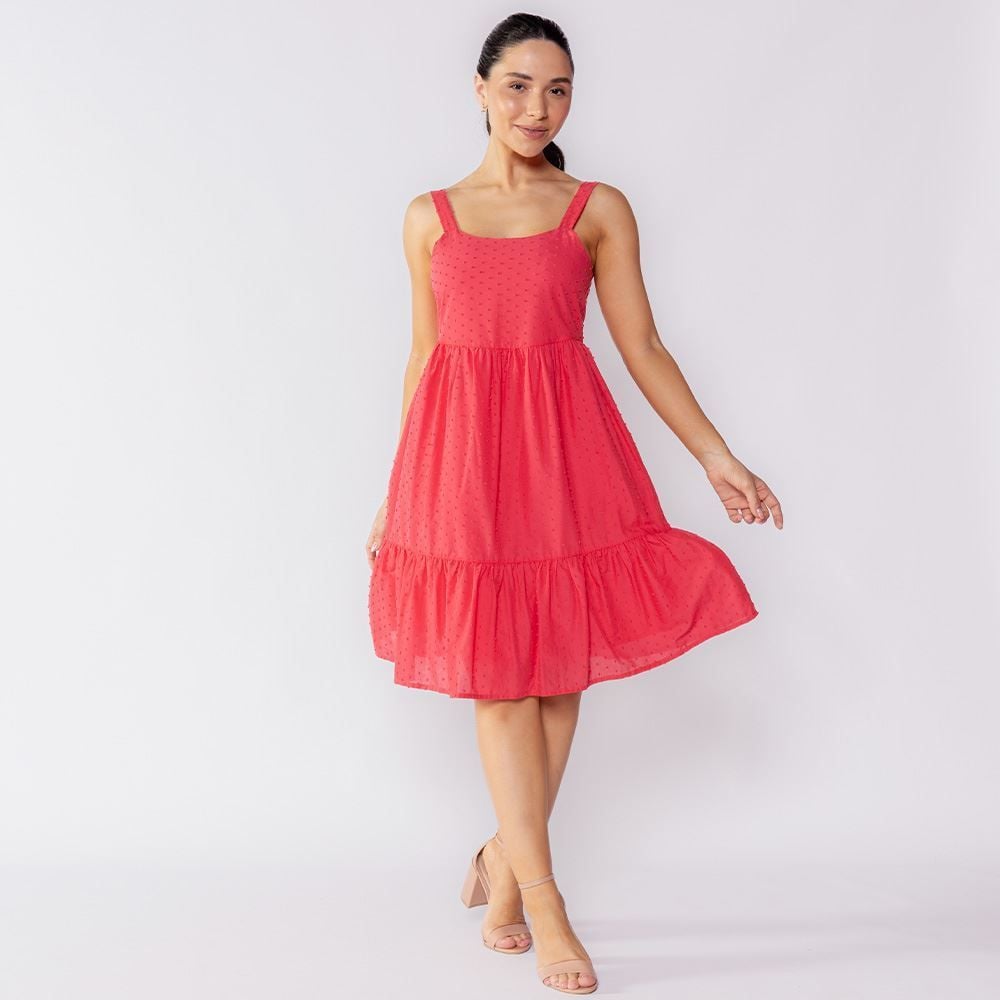 Vestido Feminino Curto Maquinetado Boby Blues