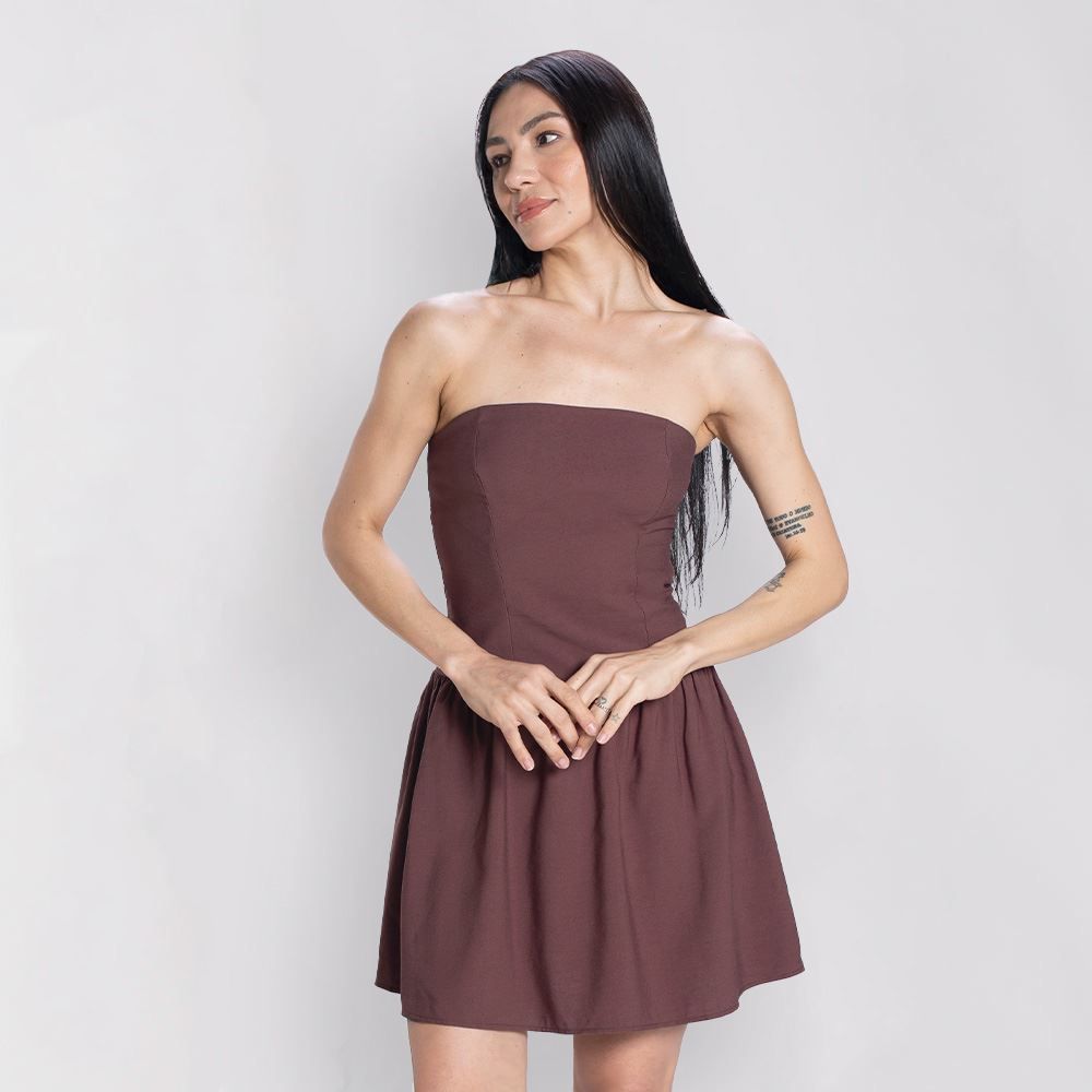 Vestido Feminino Curto Tomara Que Caia Boby Blues