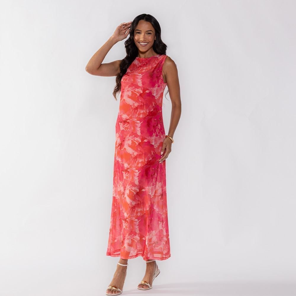 Vestido Feminino Longo Tule Patricia Foster