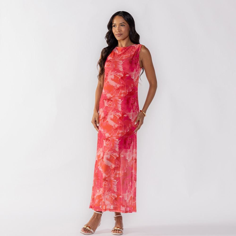 Vestido Feminino Longo Tule Patricia Foster