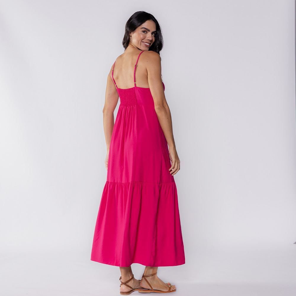 Vestido Feminino Midi De Alfaiataria Patricia Foster