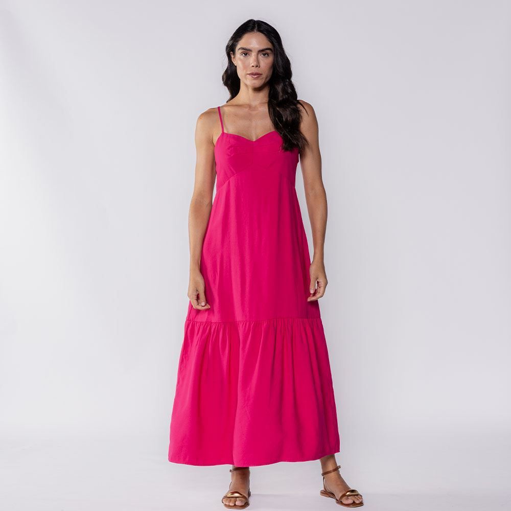 Vestido Feminino Midi De Alfaiataria Patricia Foster