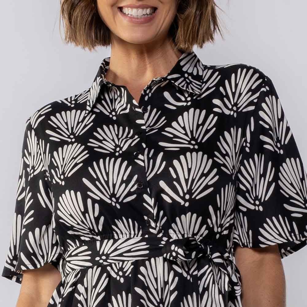 Vestido Feminino Midi De Botões Patricia Foster