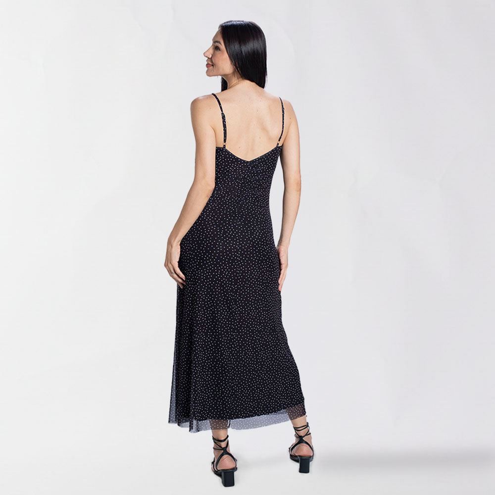 Vestido Feminino Midi De Tule Boby Blues