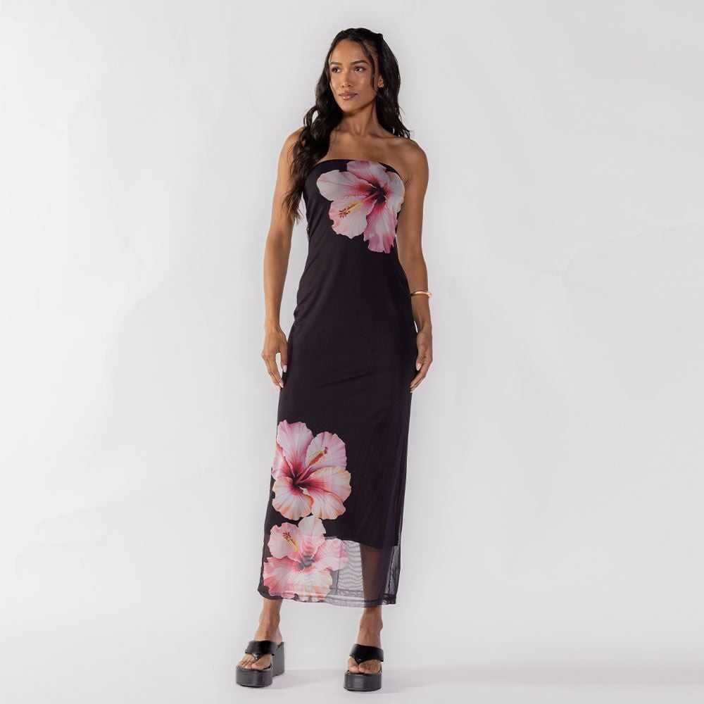 Vestido Feminino Midi Tomara Que Caia Boby Blues