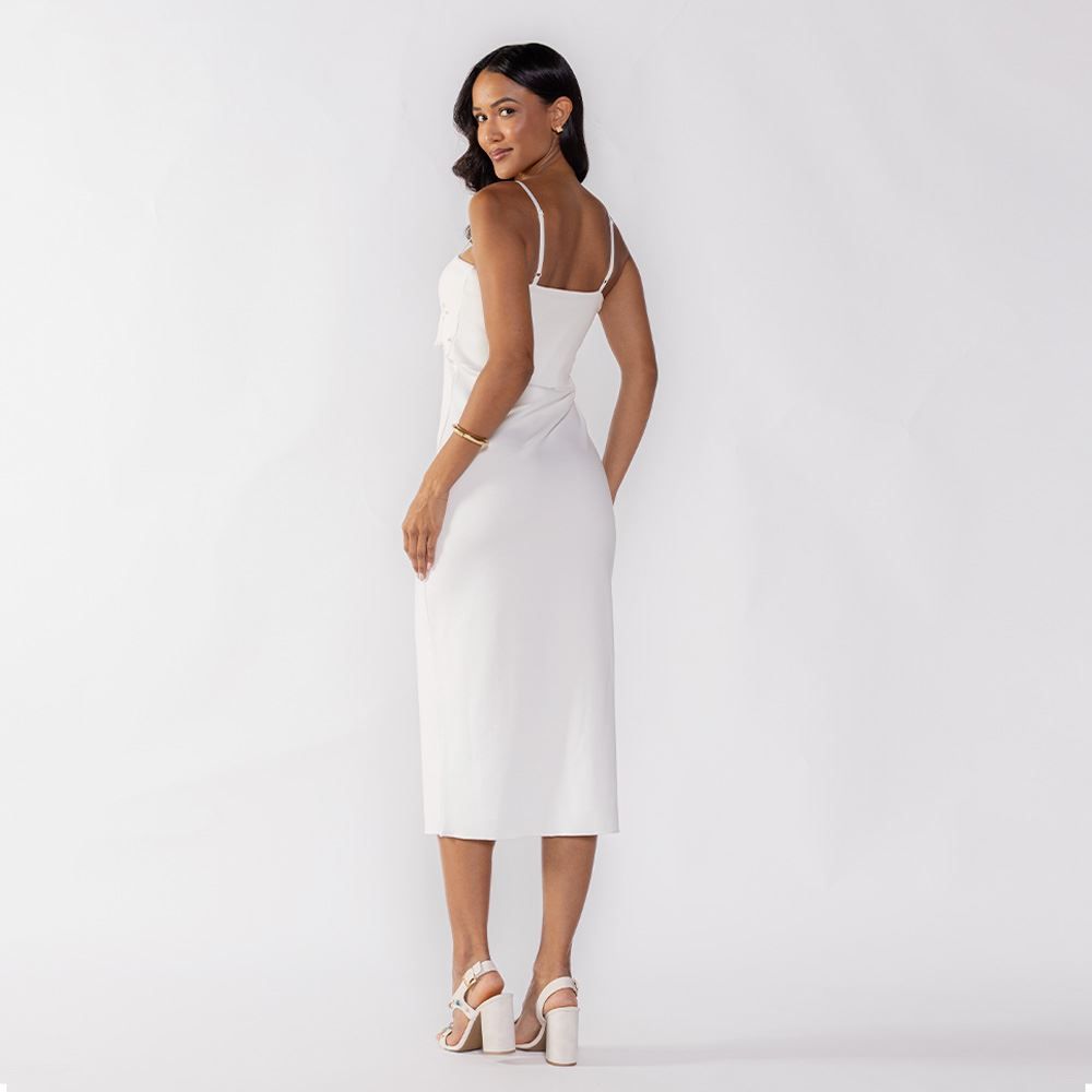 Vestido Feminino Midi Viscose Boby Blues