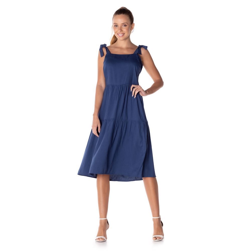 Vestido Maria's Linho Tinto Patrícia Foster