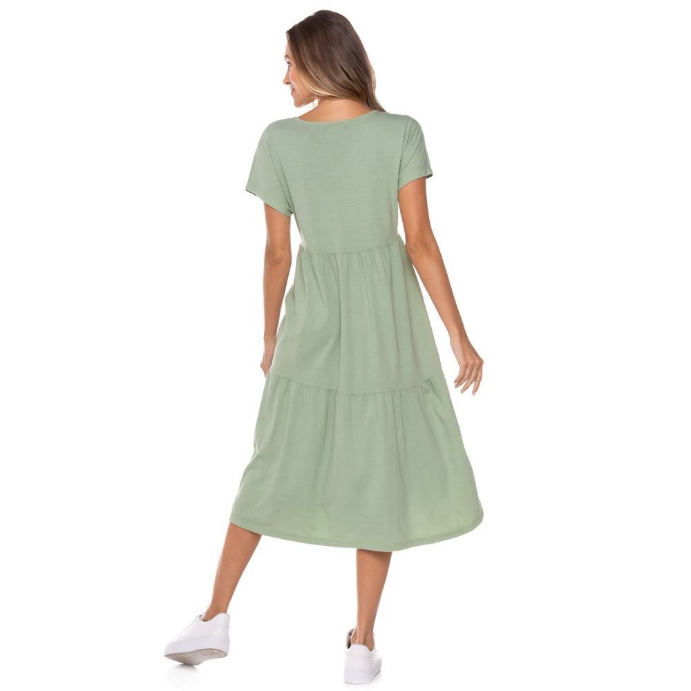 Vestido Moletinho com Babado Boby Blues