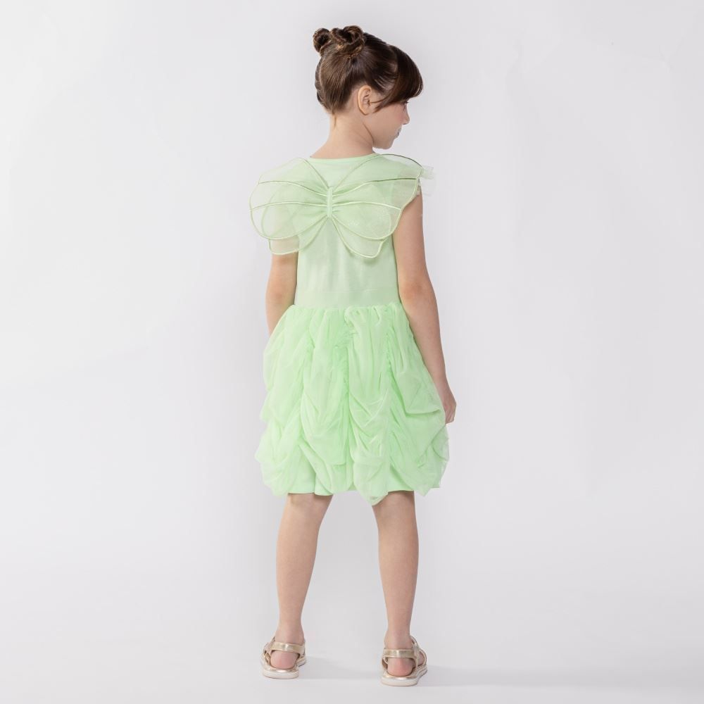 Vestido Tinker Bell Infantil 4 a 10 Anos Disney