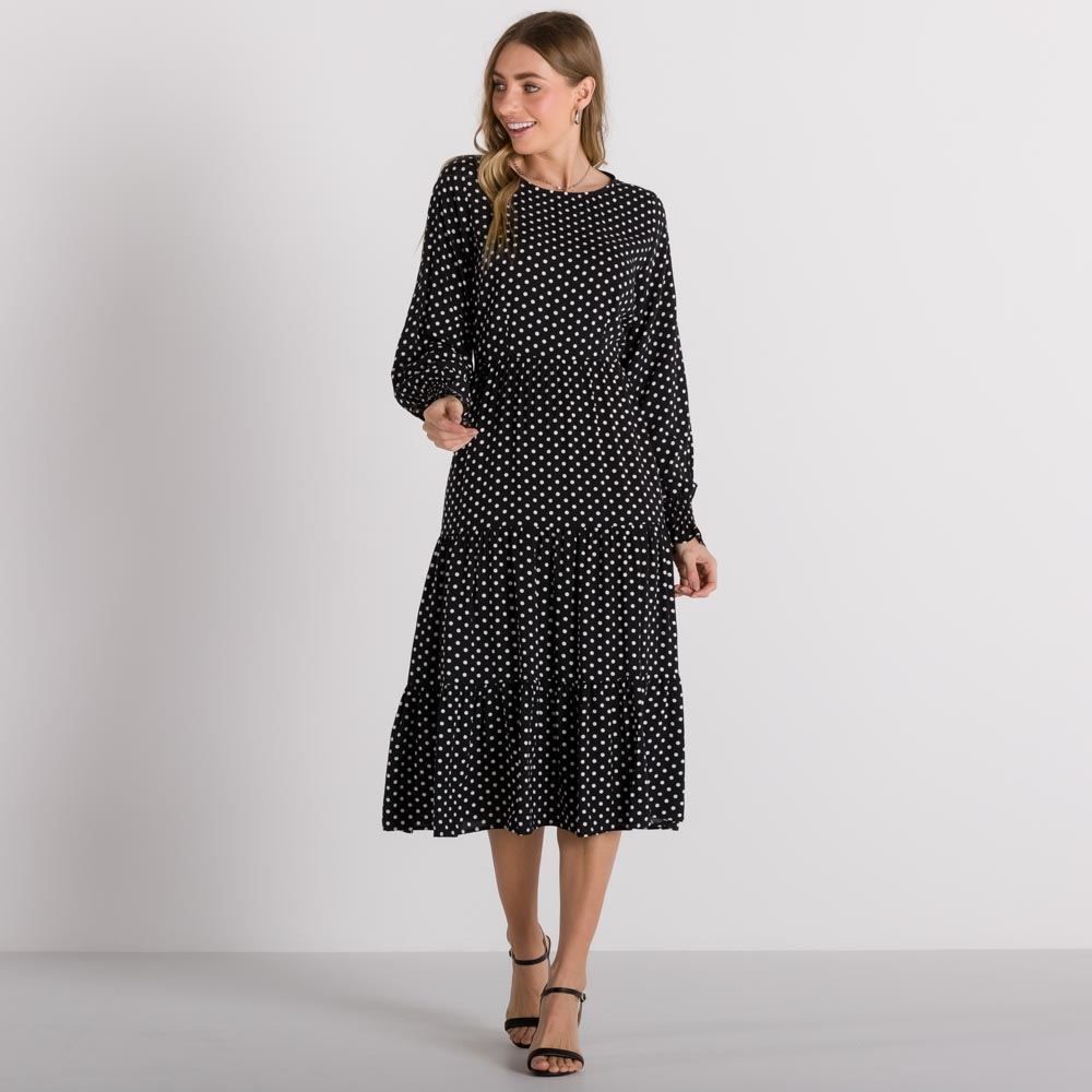 Vestido Três Babados Patricia Foster