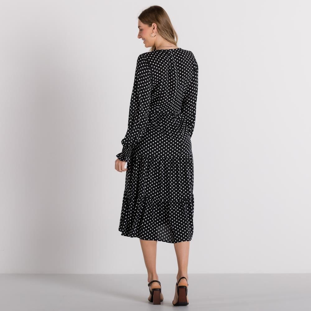 Vestido Três Babados Patricia Foster