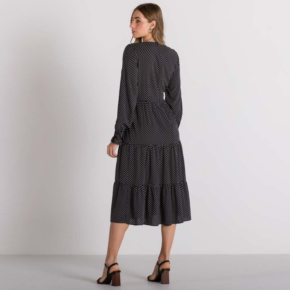 Vestido Três Babados Patricia Foster