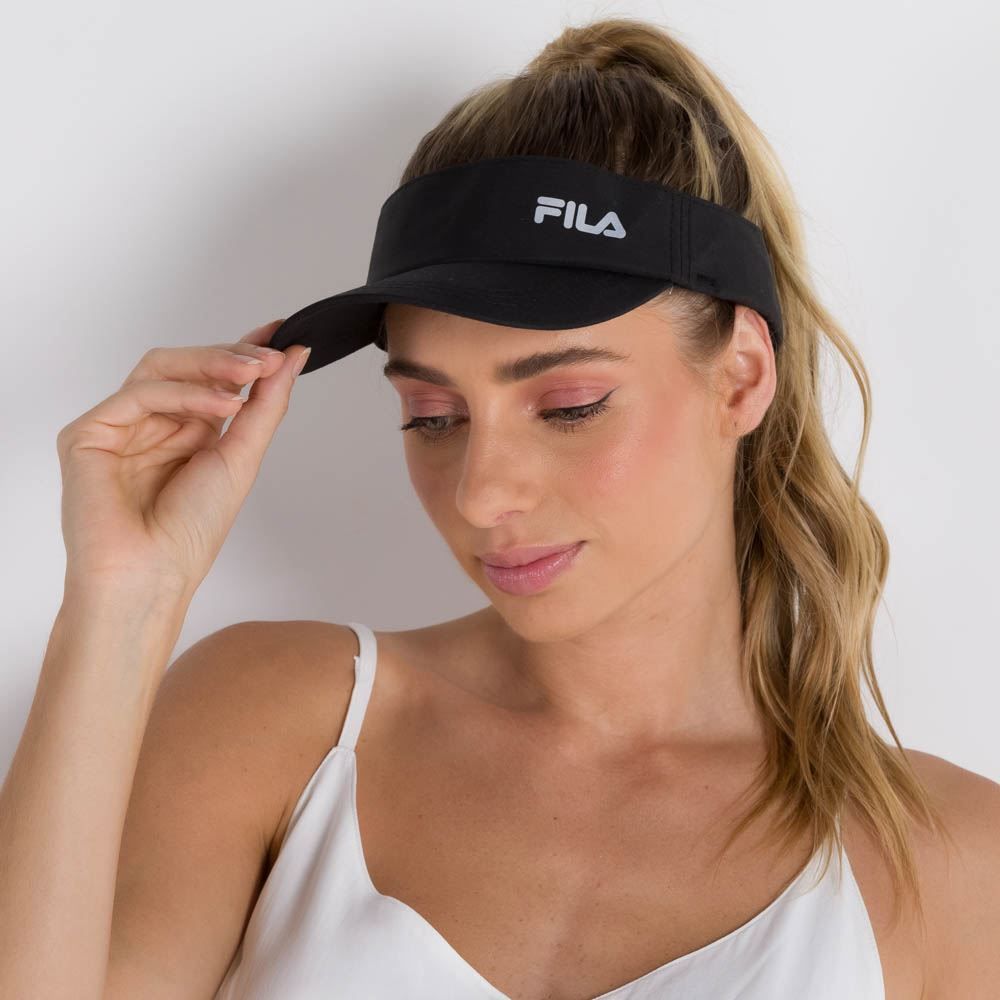 Viseira Unissex Running Fila - PRETO U