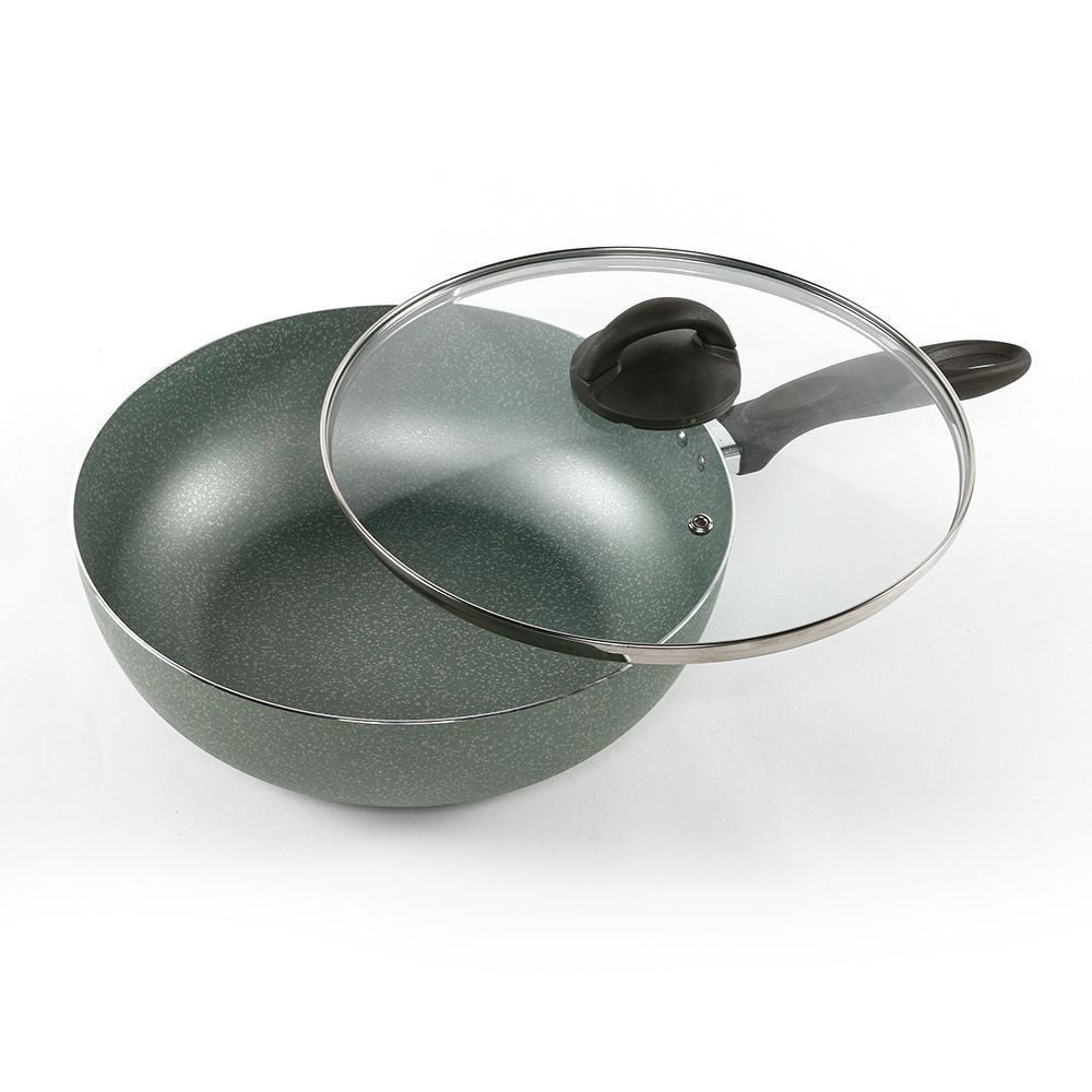 Wok com Tampa Ceramic Life Suprema Brinox 4,1 Litros - Verde
