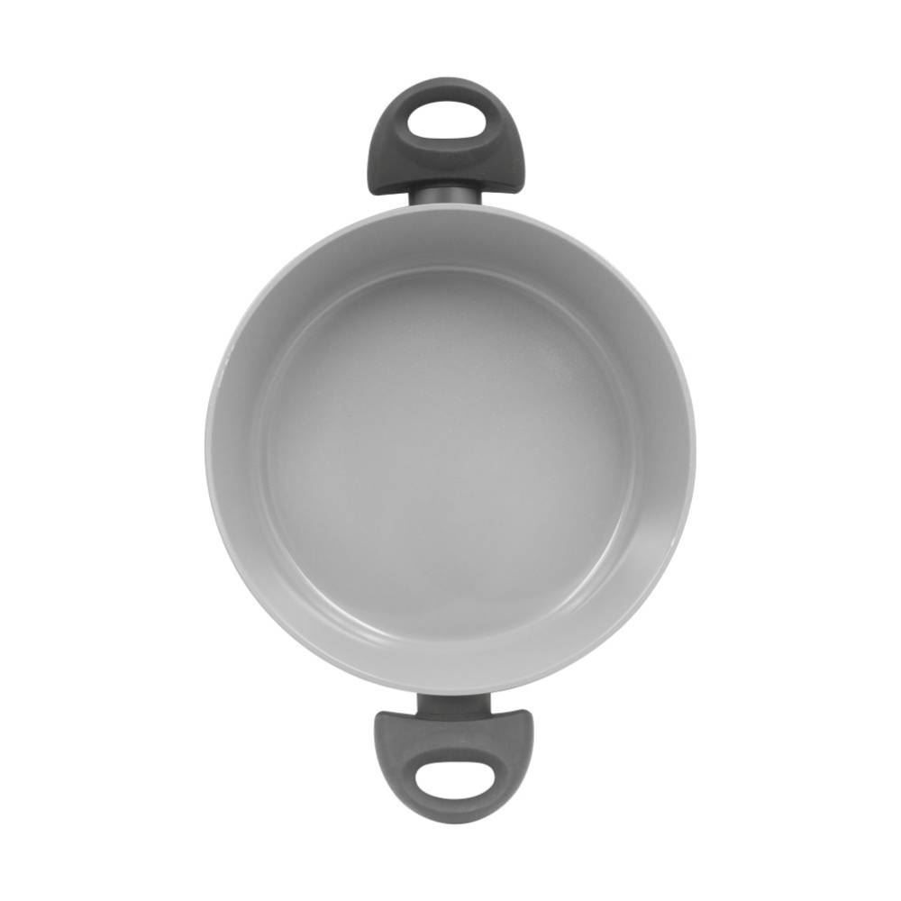 Wok Com Tampa De Vidro Malibu Casa 2,3 Litros - Preto