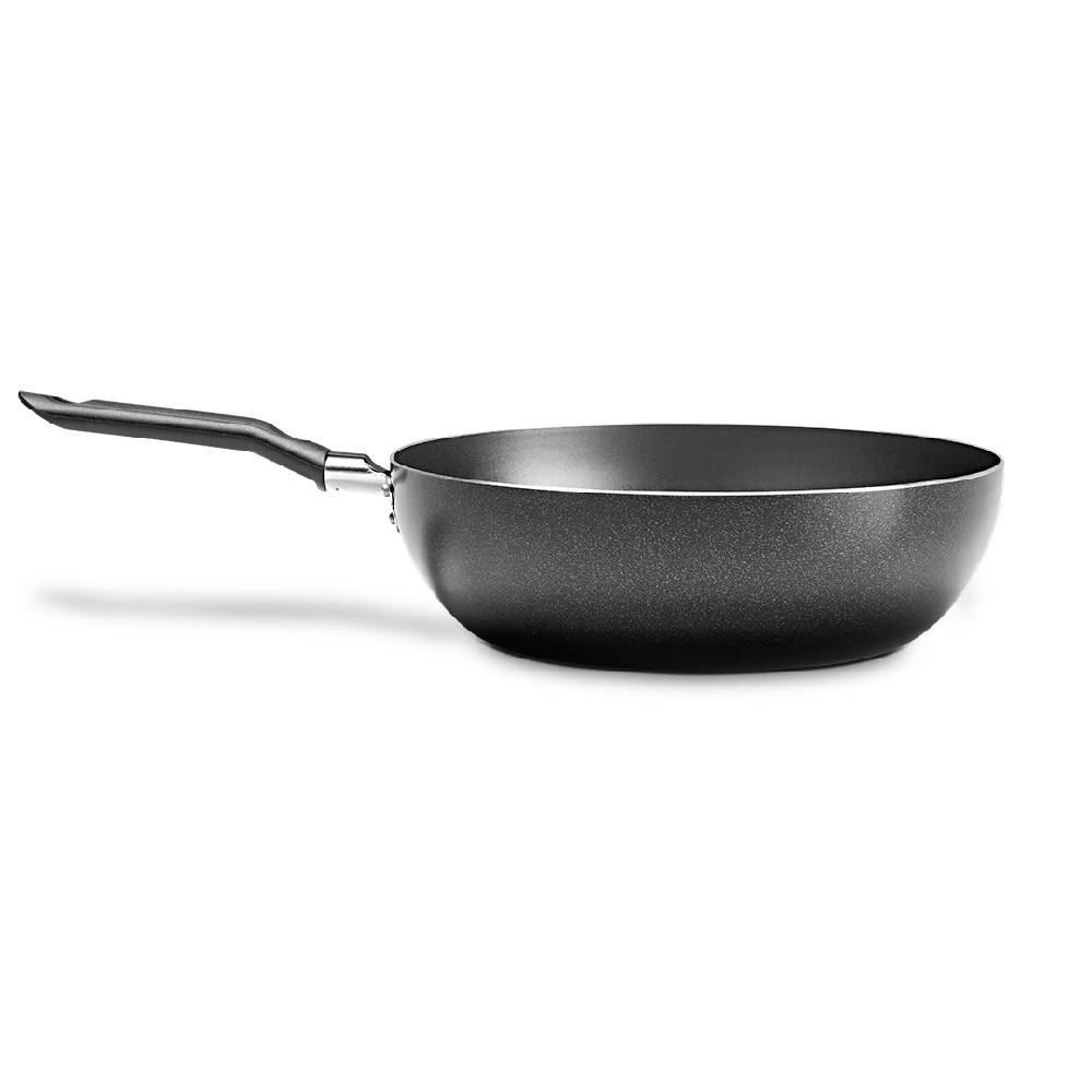 Wok Ebony Brinox 24Cm - Preto