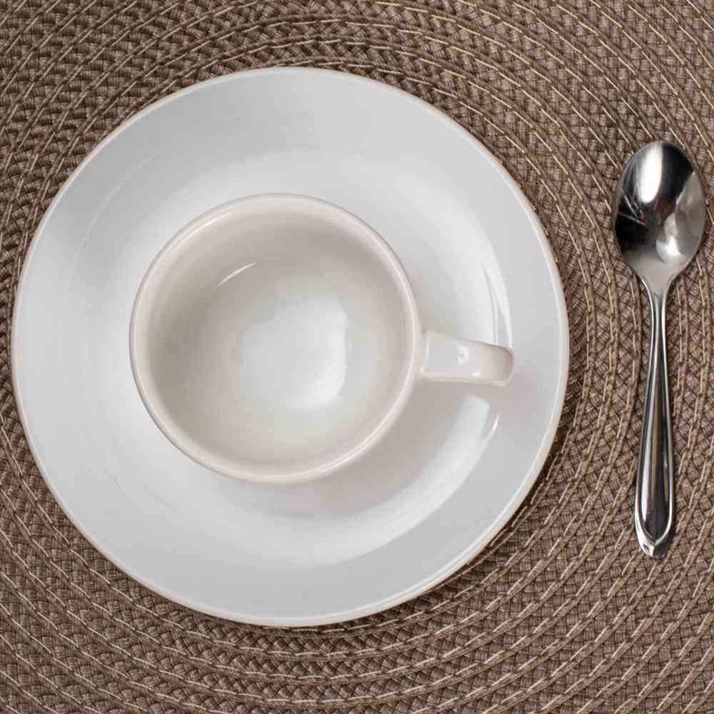 Xícara Com Pires Hotel Oxford De Porcelana 75Ml - Porcelana