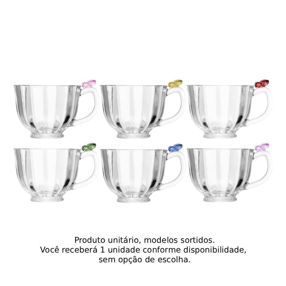 Xícara de Café Fairy Butterfly 80Ml Lyor - Sortido