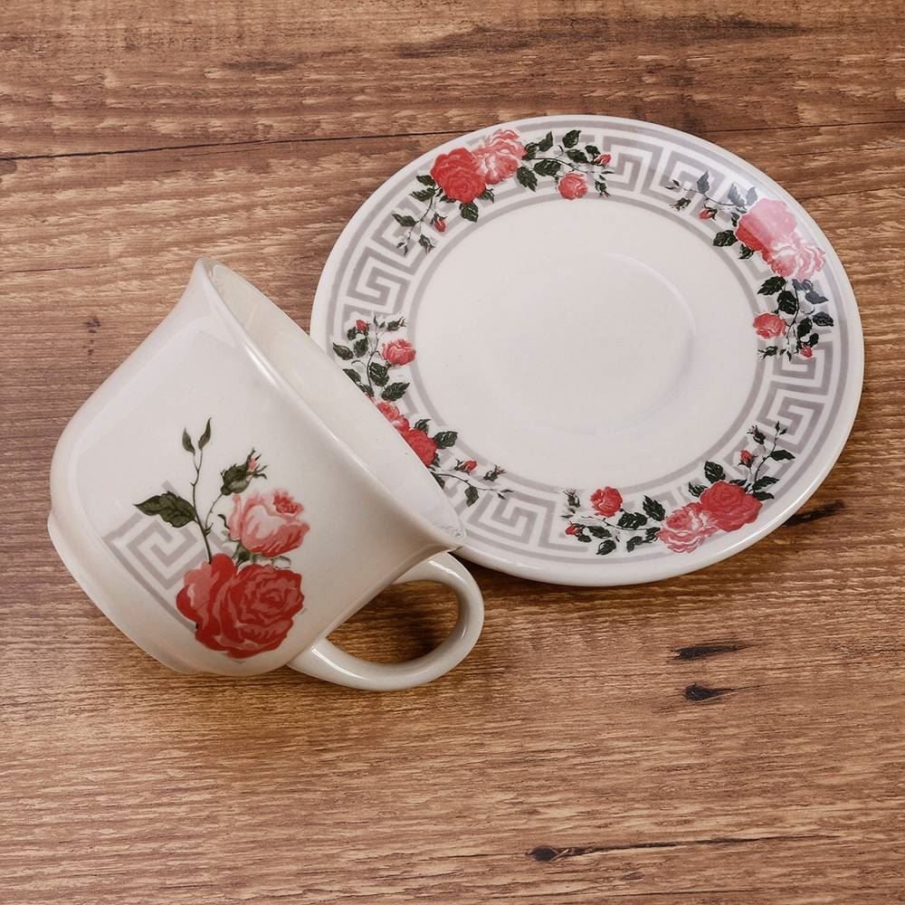 Xícara De Chá Com Pires New Bella Biona Havan Casa 200Ml - Cerâmica