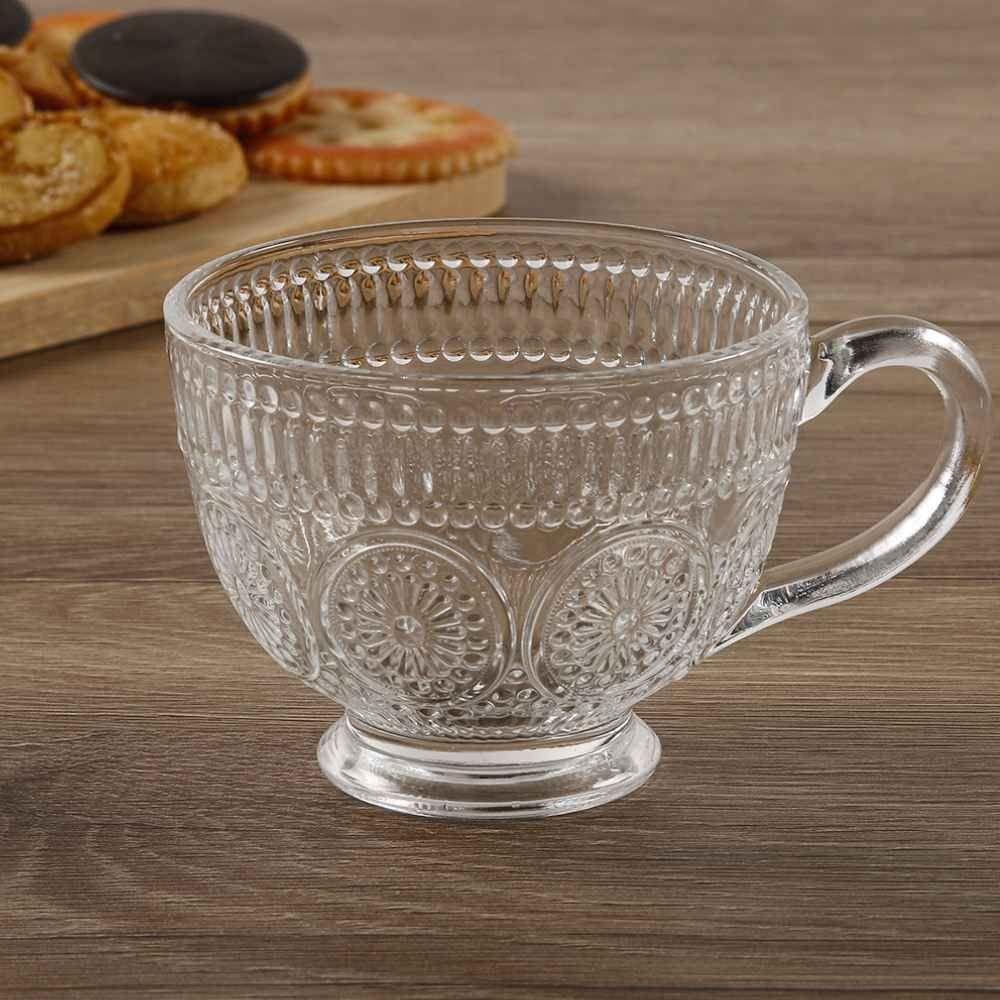 Xícara De Cristal Mandala Lyor 185Ml - Transparente