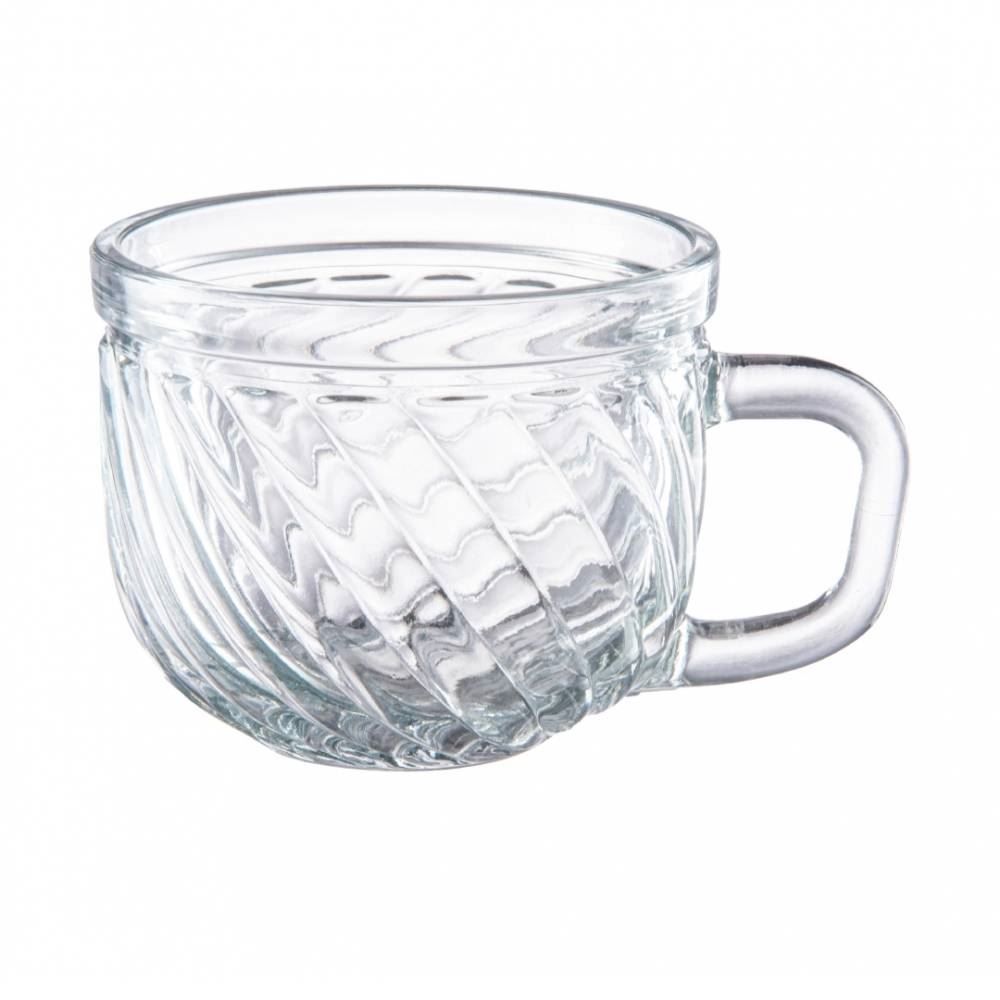 Xícara De Vidro Maresias Allmix 255Ml - Transparente