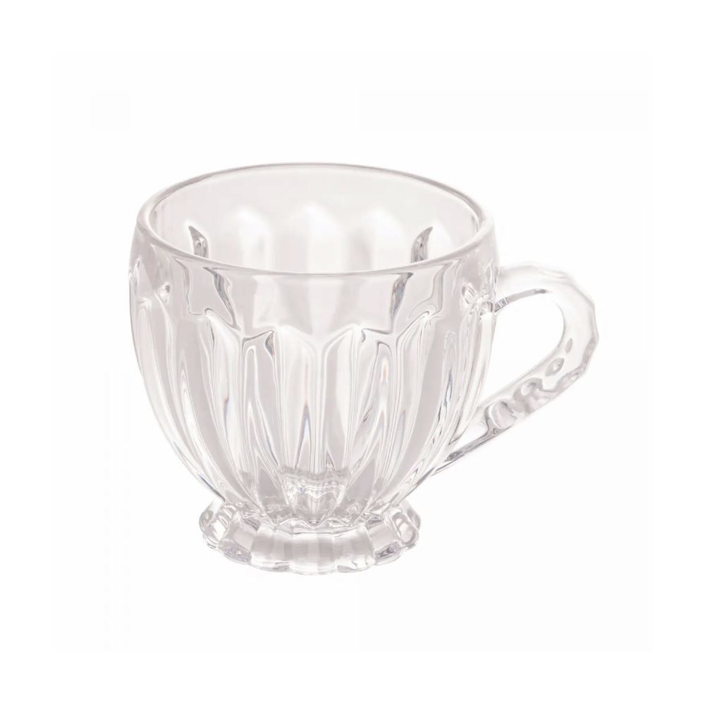 Xícara De Cristal Renaissance Lyor 200 Ml - Transparente