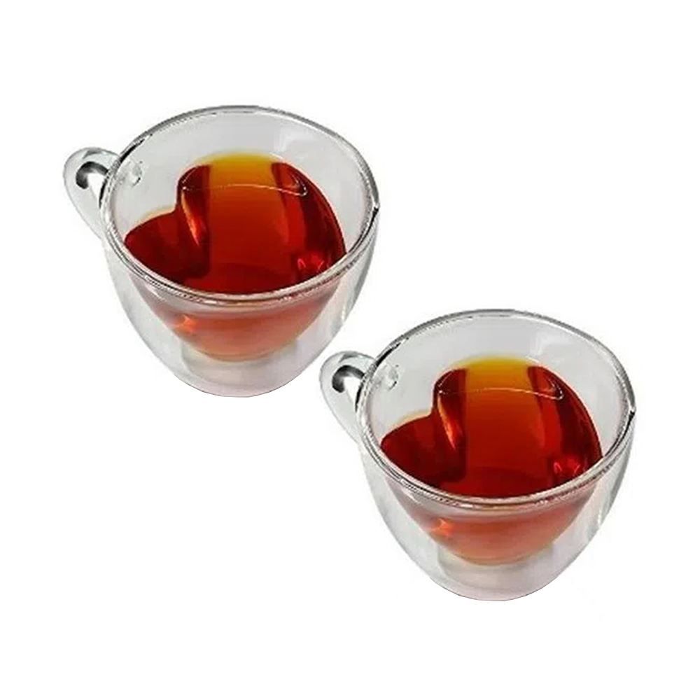 Xicara Para Café Com Parede Dupla Lyor 80Ml - 2 Peças