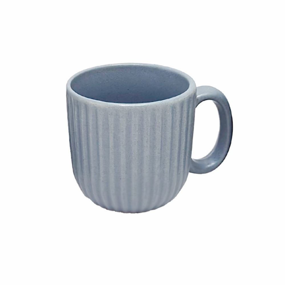 Caneca Para Café De Cerâmica Graffiato 100Ml Hauskraft - Azul