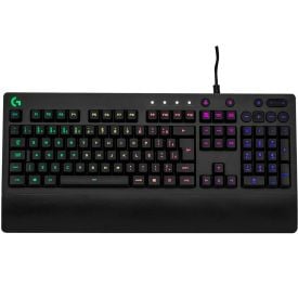 Teclado Gamer Logitech Abnt2 Iluminação Rgb G213 - Preto