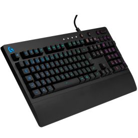 Teclado Gamer Logitech Abnt2 Iluminação Rgb G213 - Preto