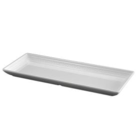 Travessa Melamina Branco 35,8X14,6X2,9Cm - Branco