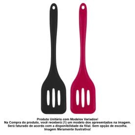 Espátula Vazada Finecasa Modern 29,2Cm - Silicone