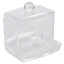 Porta Cotonete Lyor Casa Limpa - Transparente