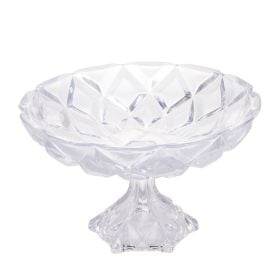 Centro Mesa C/ Pe Deli 32,5X19,5Cm - Cristal