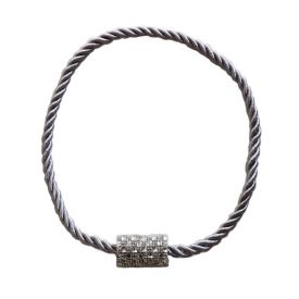 Abraçadeira Infinity com Imã Bella Arte - Prata