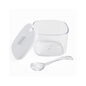 Açucareiro Com Colher Break Ou 200Ml - Branco