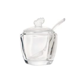 Açucareiro De Vidro Com Colher Butterfly Wolff 130Ml - Transparente