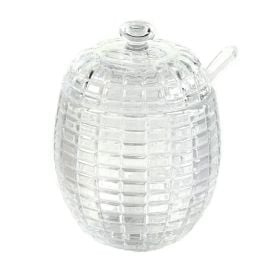 Açucareiro Vidro Com Colher Candy Hauskraft 220Ml - Transparente
