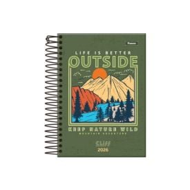 Agenda Espiral 2026 Cliff 176 Folhas Foroni - Sortido