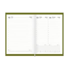 Agenda Costurada 2026 Compacta Color 176 Folhas Foroni - Sortido