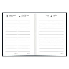 Agenda Costurada 2026 Pepper 160 Folhas Tilibra - Preto