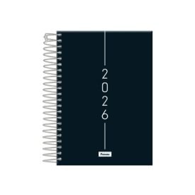 Agenda Espiral 2026 Cliff 176 Folhas Foroni - Preto